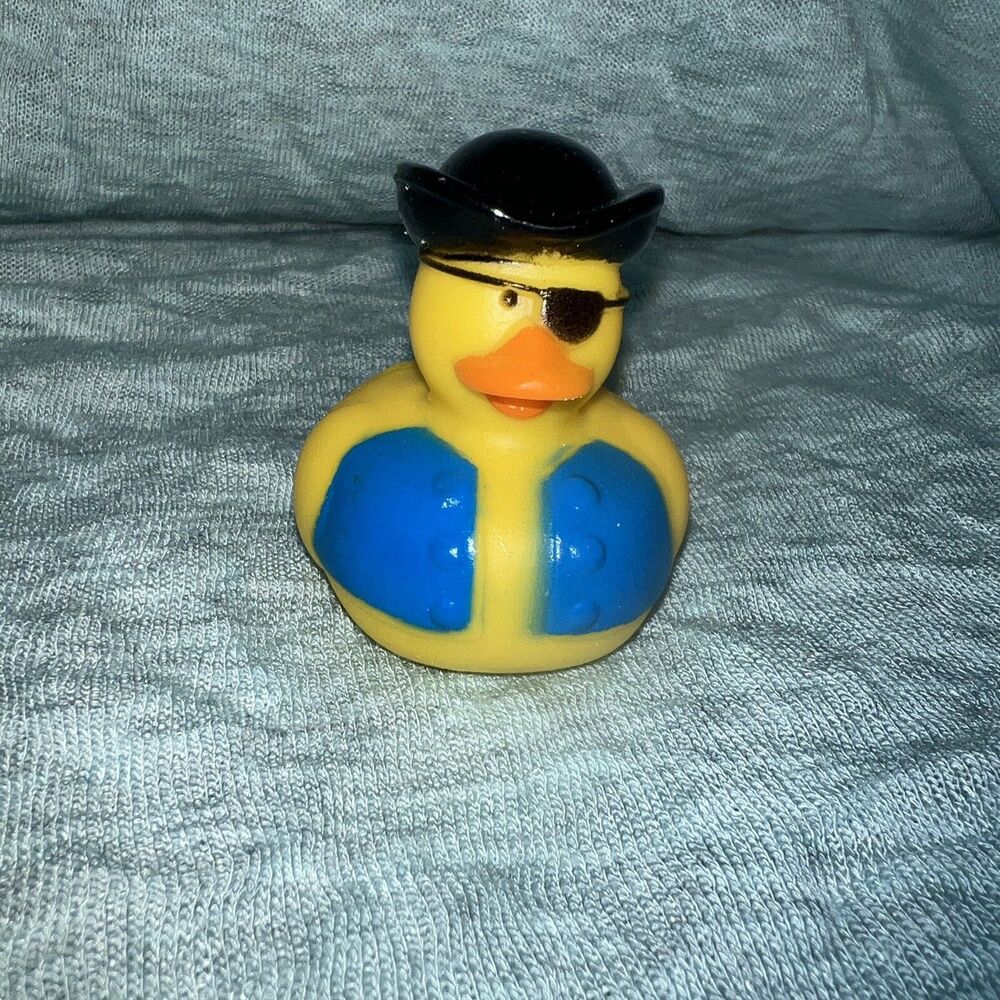 Pirate Rubber Duck 2”, Bath Toy, Jeep